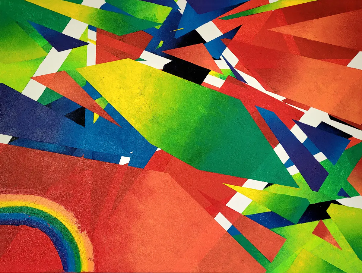 Vivid - Akryyli - Abstract - 80×60 cm taiteilija Mlys Art