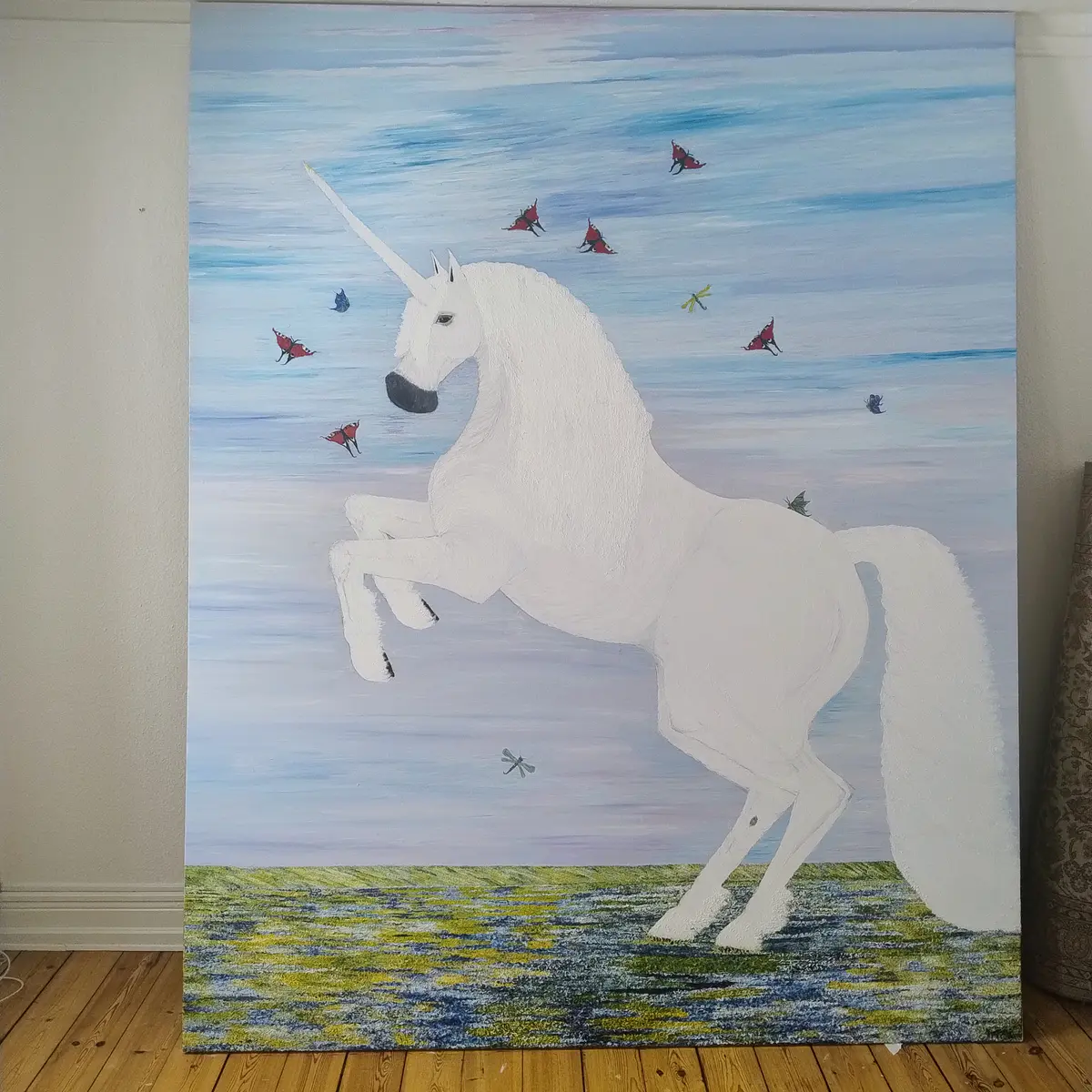 The Transformation - Olie - Impressionism - 210×250 cm af Ateliemaloucametthe