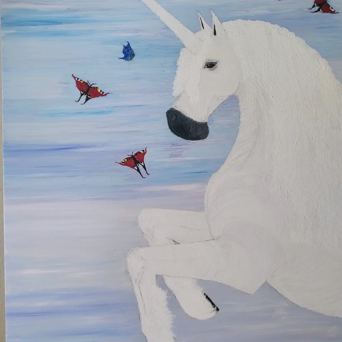 The Transformation - Öljyväri - Impressionism - 210×250 cm taiteilija Ateliemaloucametthe