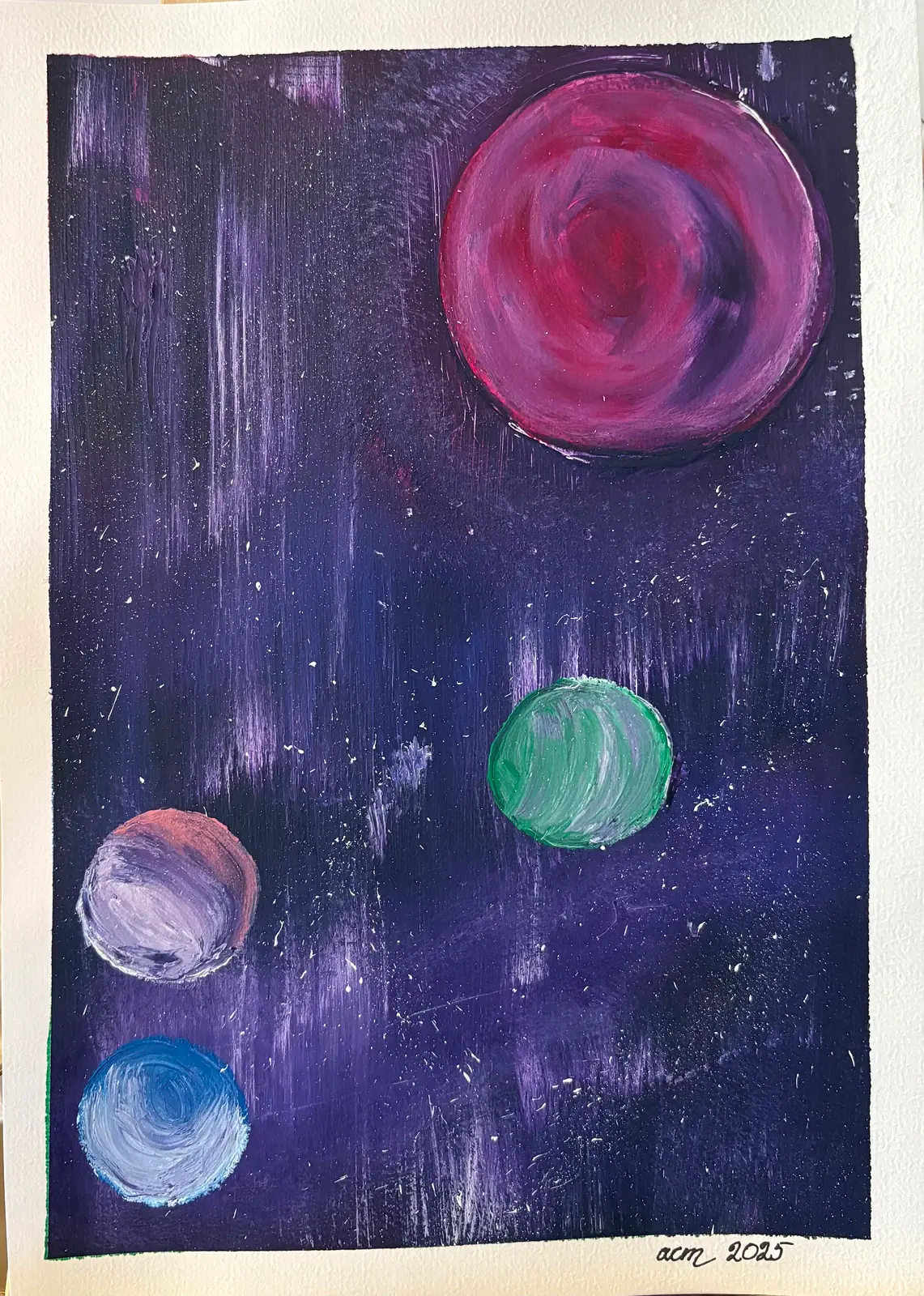 Bortom oss – Acrylic by Ann-Christin (Acmpainting) Martinsson