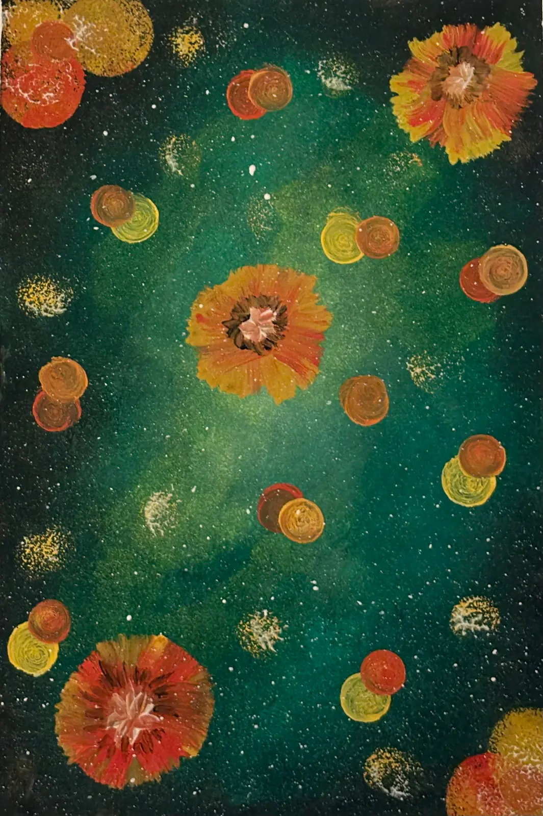 De gröna djupet – Acrylic by Ann-Christin (Acmpainting) Martinsson