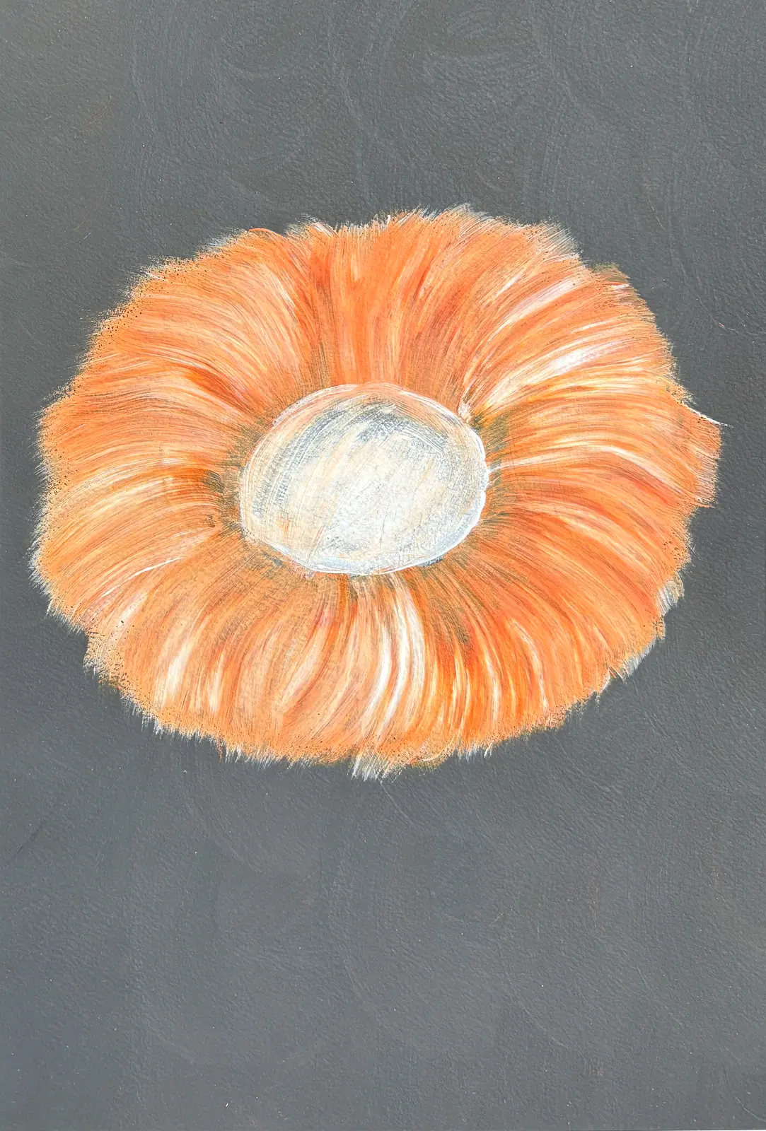 Den ensamma blomman – Acrylic by Ann-Christin (Acmpainting) Martinsson