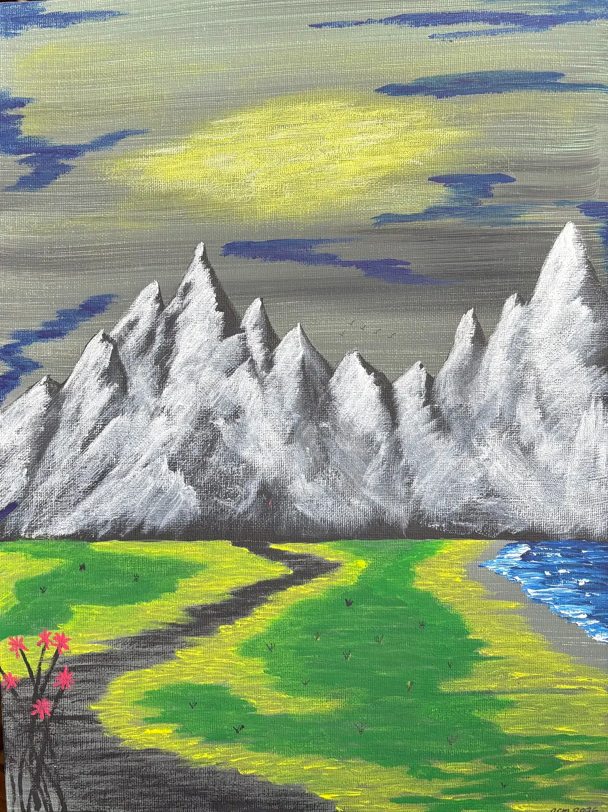 Drömlandet – Acrylic by Ann-Christin (Acmpainting) Martinsson