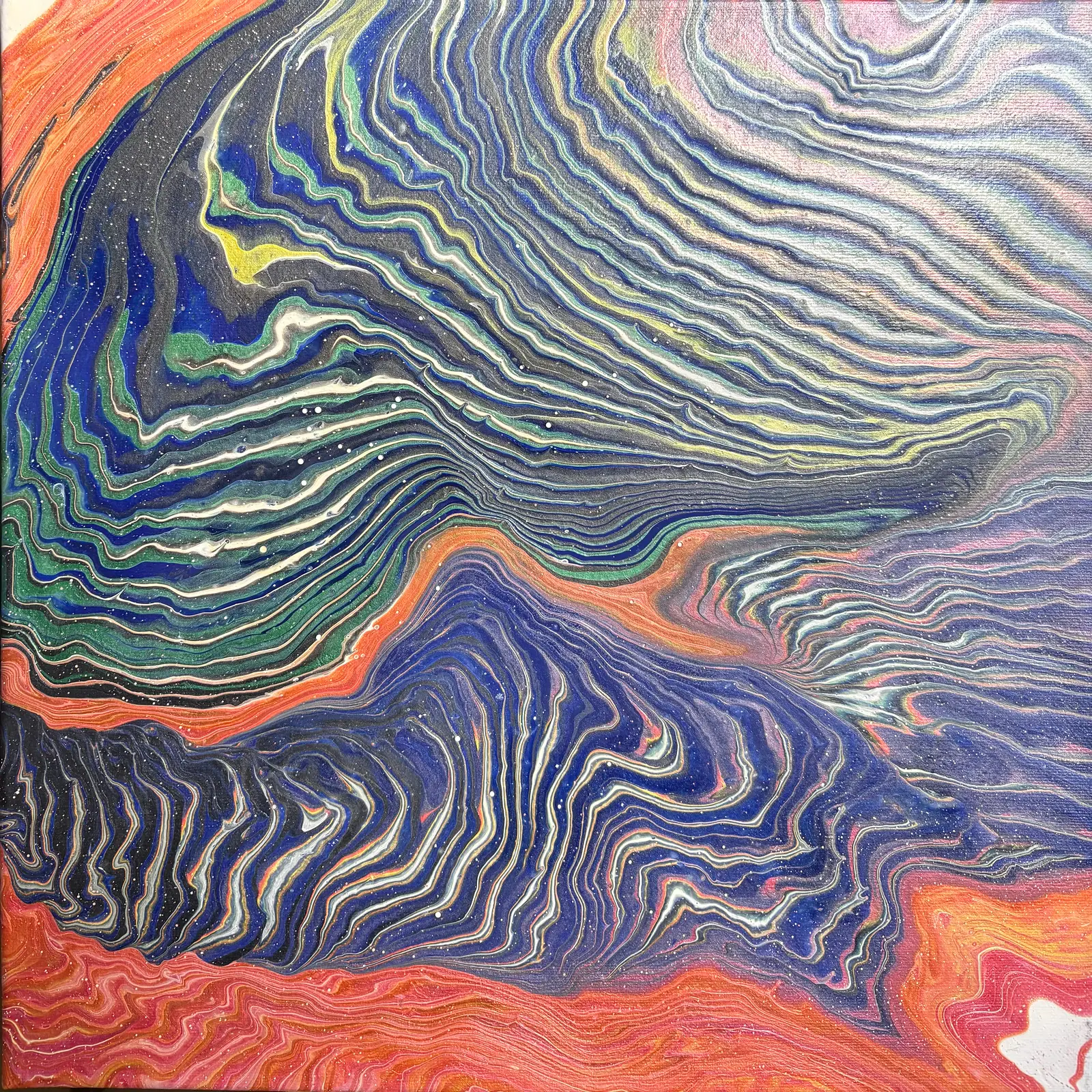 Kontinenter – Acrylic by Ann-Christin (Acmpainting) Martinsson