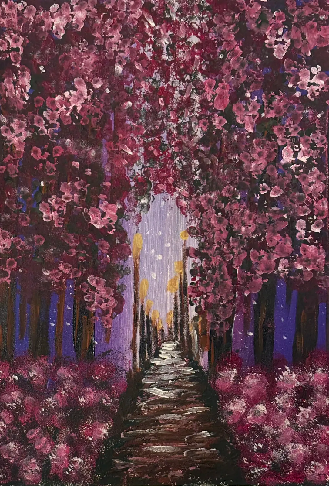 Mammas allé – Acrylic by Ann-Christin (Acmpainting) Martinsson