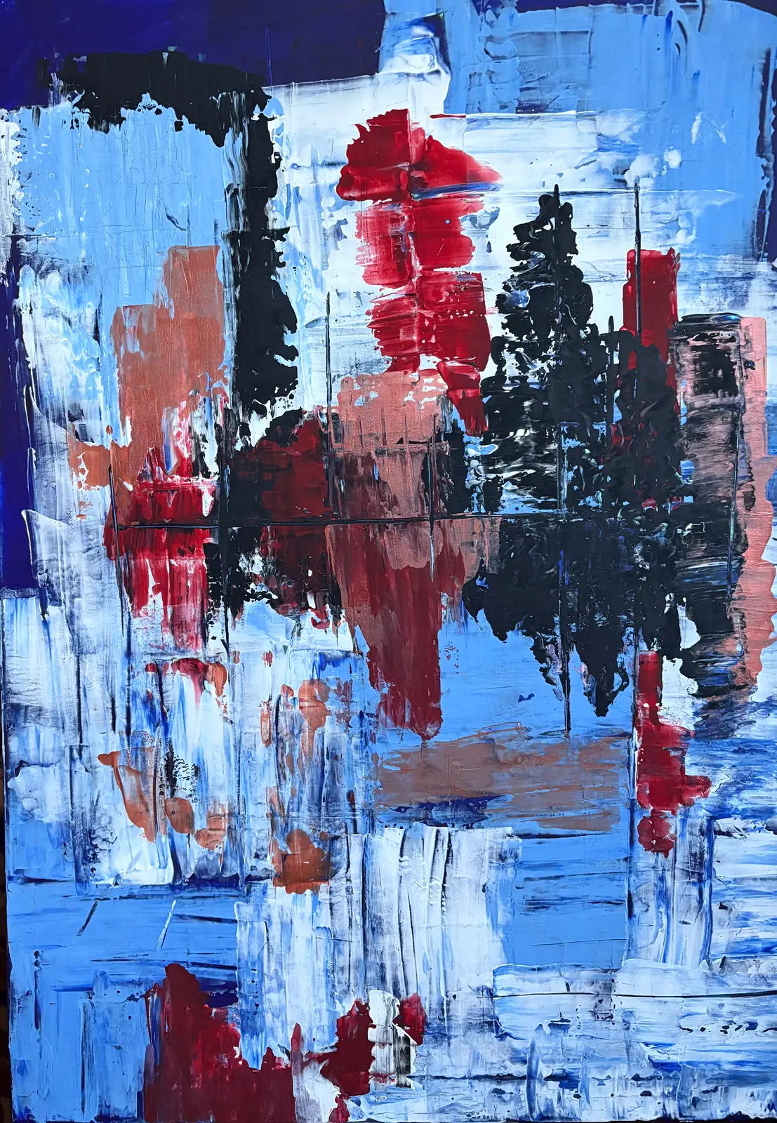 Spegelbild – Acrylic by Ann-Christin (Acmpainting) Martinsson