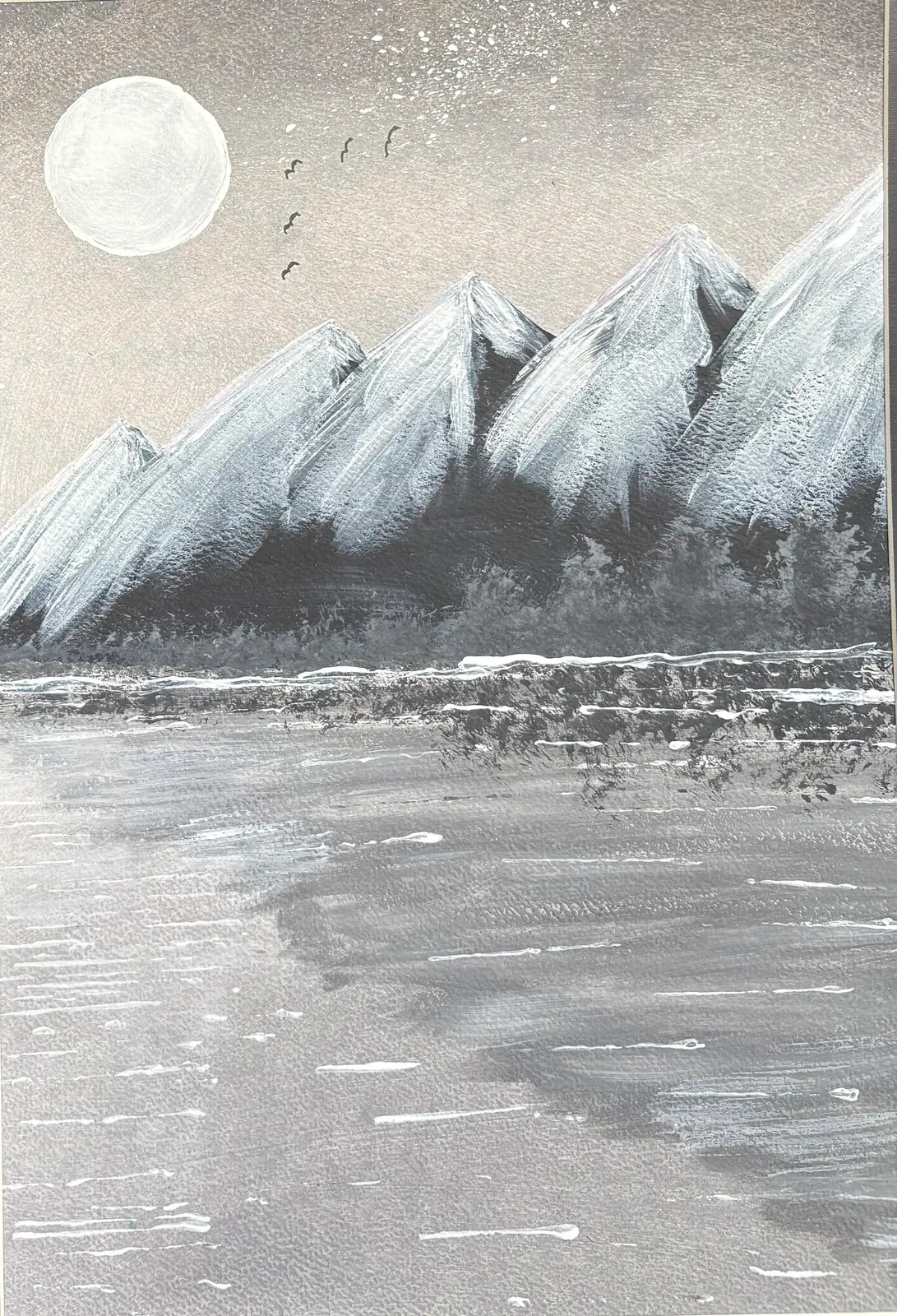 Strandkanten – Acrylic by Ann-Christin (Acmpainting) Martinsson