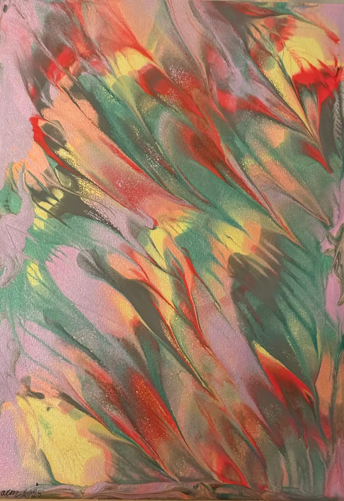 Vildblommor – Acrylic by Ann-Christin (Acmpainting) Martinsson