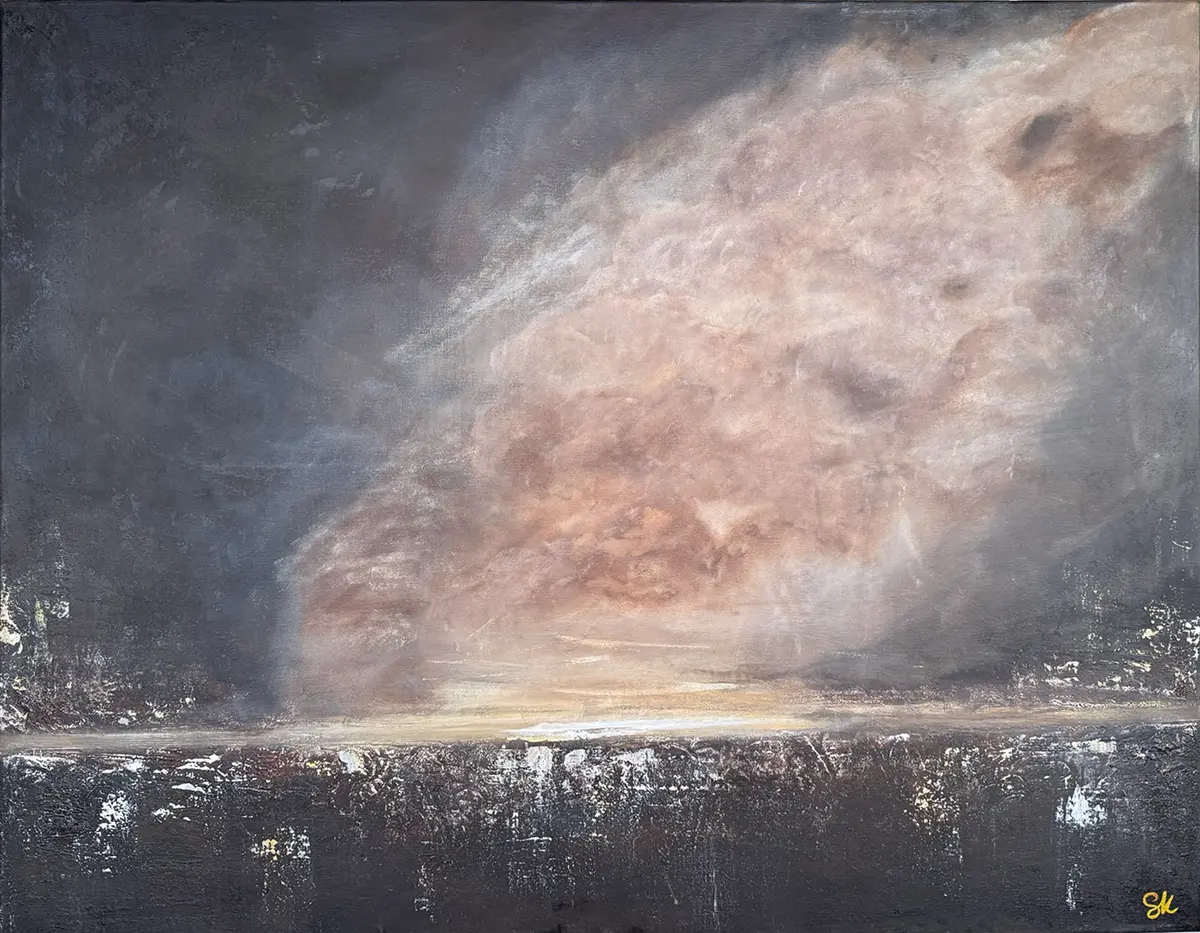 Cosmic Genesis - Akryyli - Abstract - 100×80 cm taiteilija Safa Khalaf