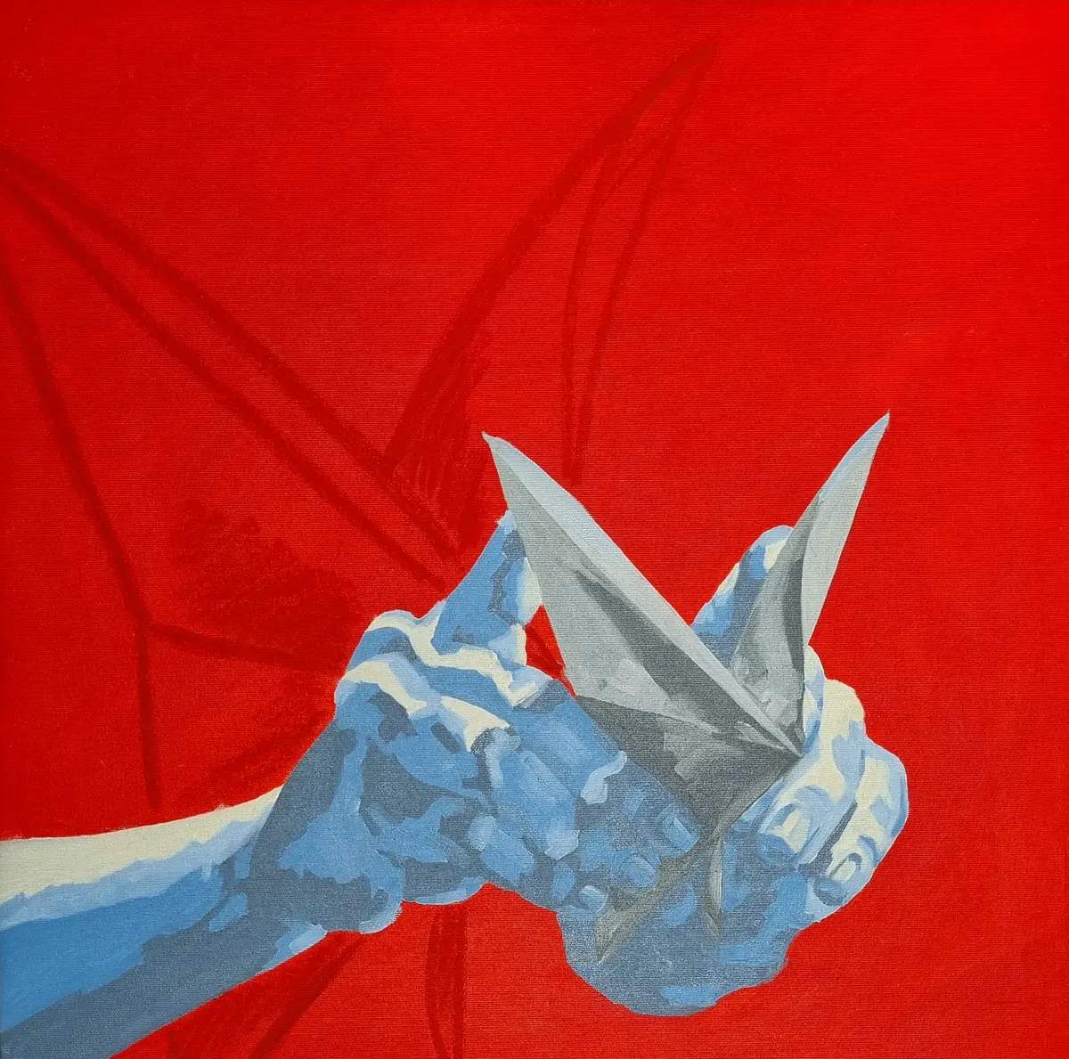 Steg nr. 1 - Akryyli - Figurative - 60×60 cm taiteilija Lovisa Kexel Sandberg