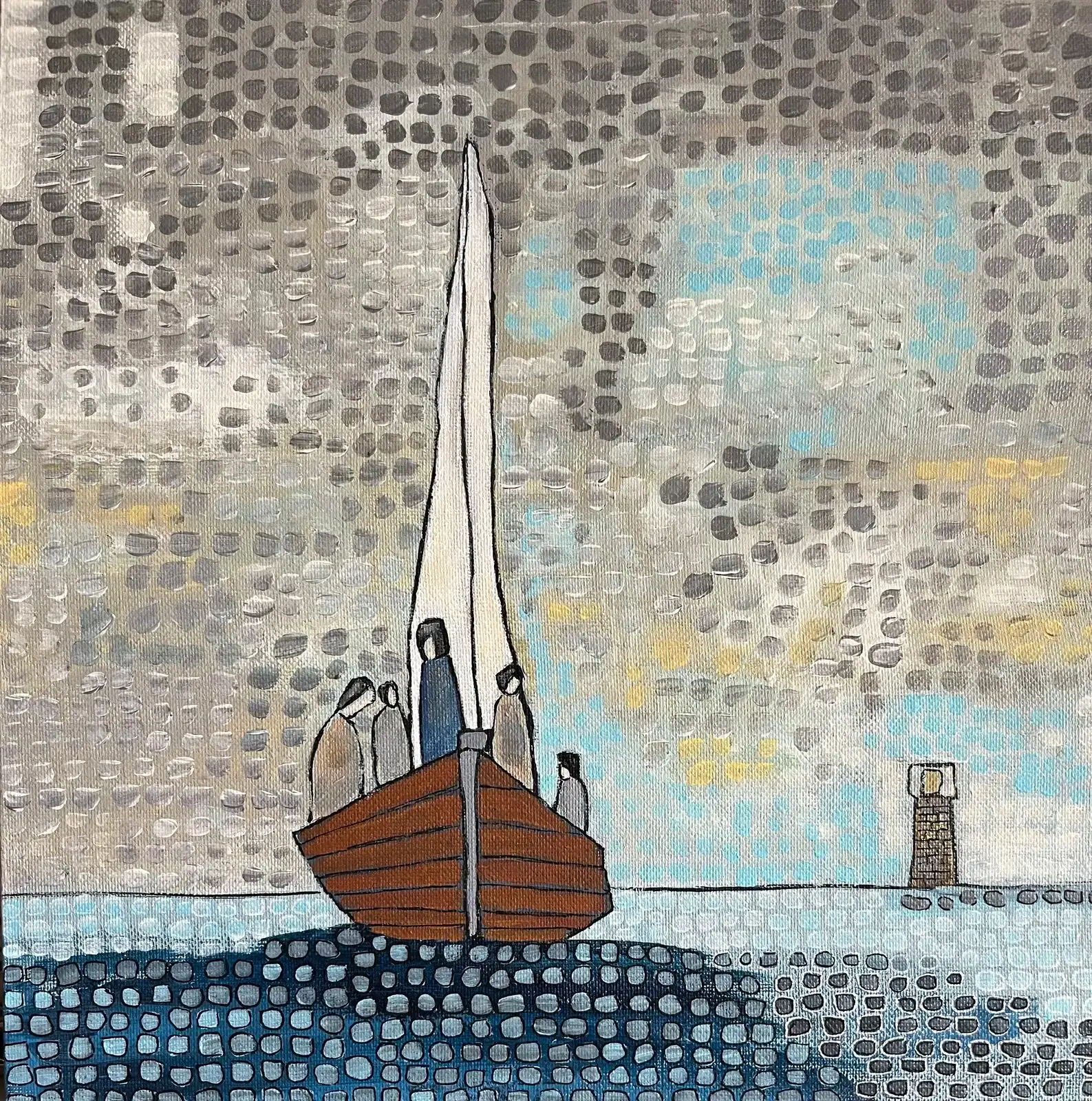 30 x 30 cm - Akryl av Vivianne Otsa