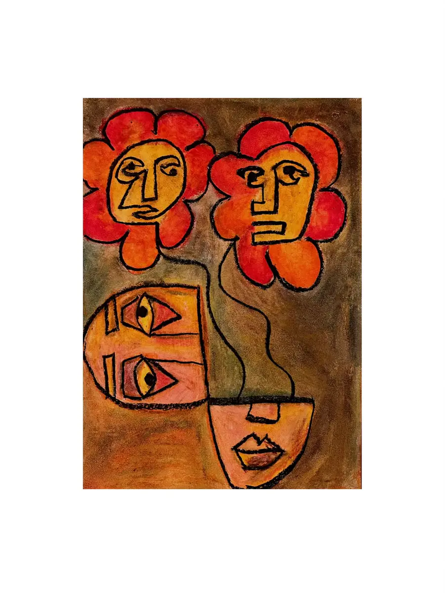 Udspring - Öljyväri - 29×42 cm taiteilija Silas Leander sørensen