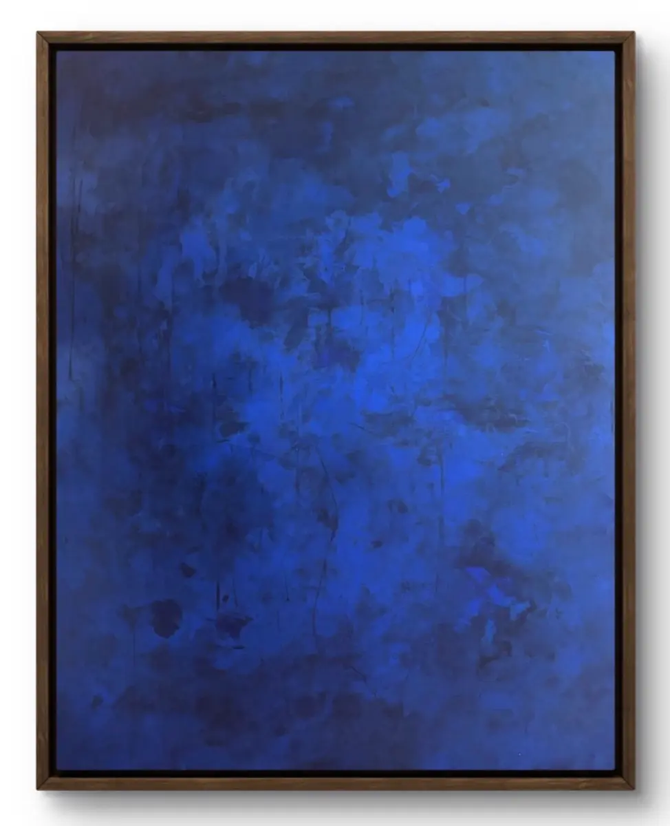 Beneath the cobolt - Akryyli - Abstract - 80×100 cm taiteilija Sofia Boman