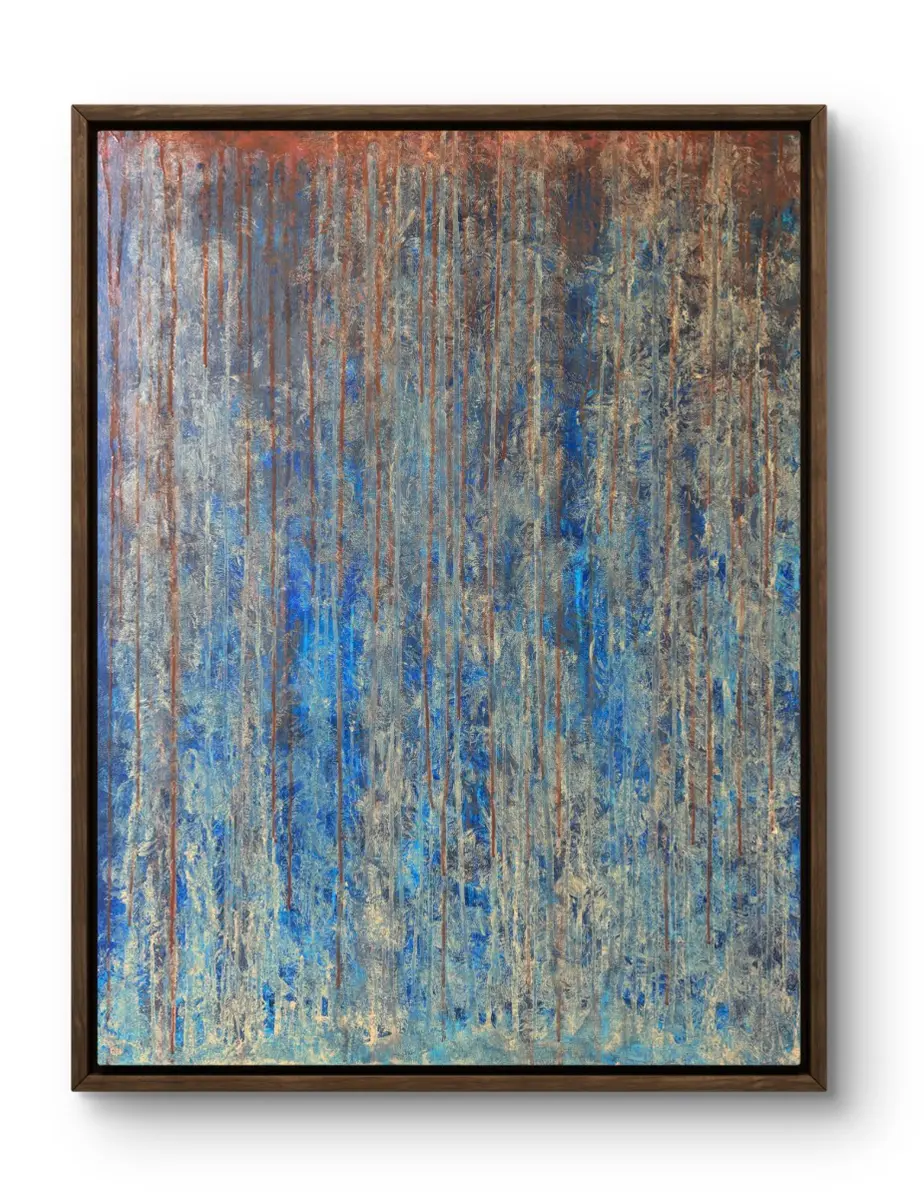 Weathered - Akryyli - Abstract - 80×100 cm taiteilija Sofia Boman