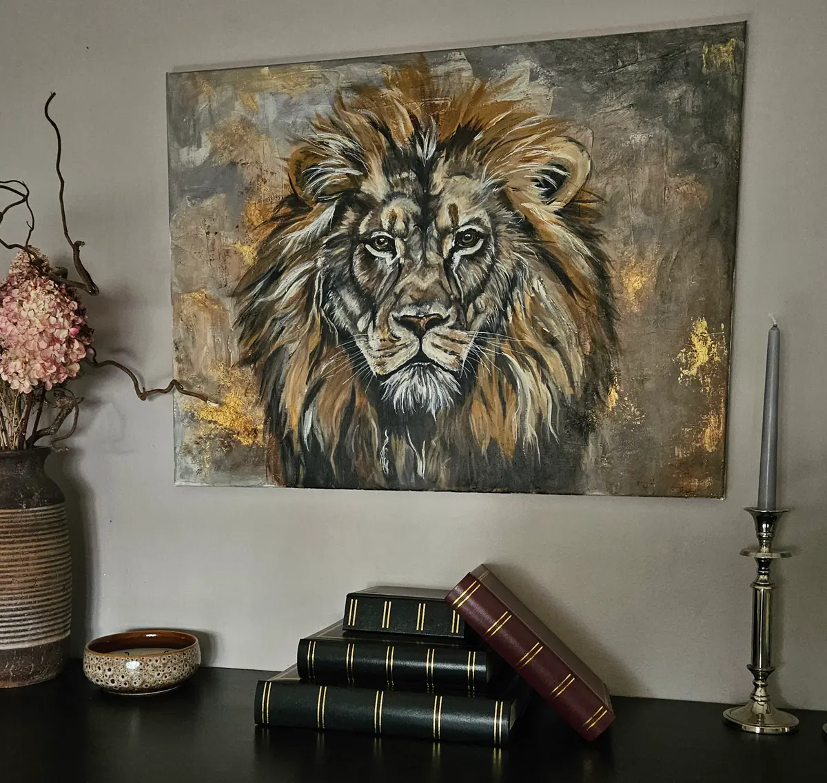 Aurum - Akryyli - Expressionism - 80×60 cm taiteilija Lisa Lithman