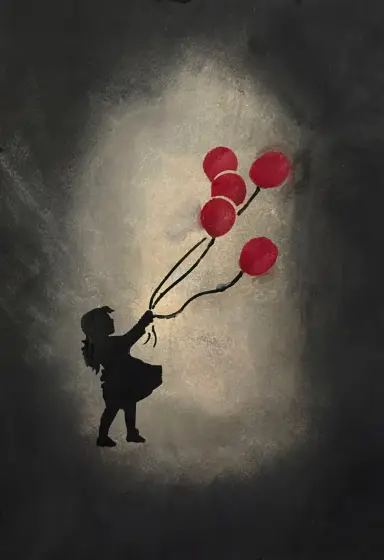 Blåsten – Acrylic by Ann-Christin (Acmpainting) Martinsson