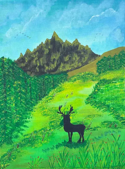 Frihet – Acrylic by Ann-Christin (Acmpainting) Martinsson