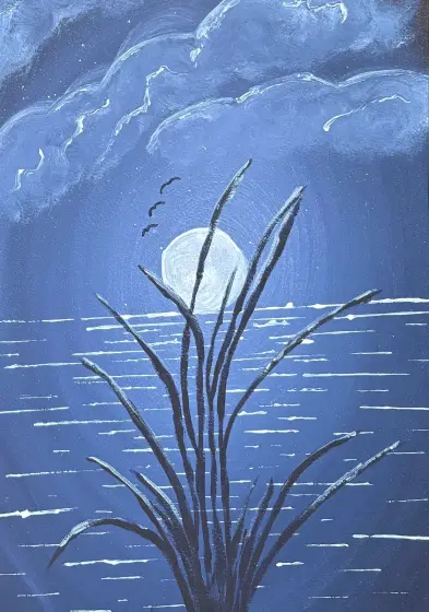Frost – Acrylic by Ann-Christin (Acmpainting) Martinsson