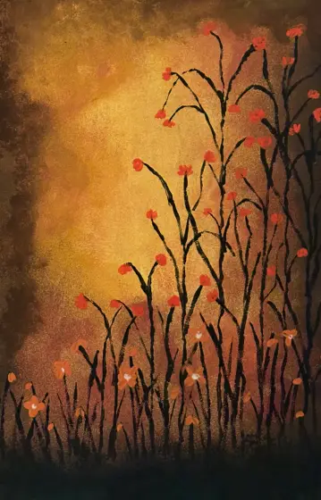 Höstdagen – Acrylic by Ann-Christin (Acmpainting) Martinsson