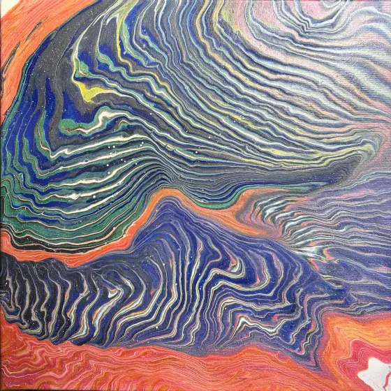 Kontinenter – Acrylic by Ann-Christin (Acmpainting) Martinsson