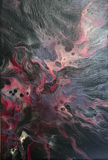 Mannen - Akryyli taiteilija Ann-Christin (Acmpainting) Martinsson