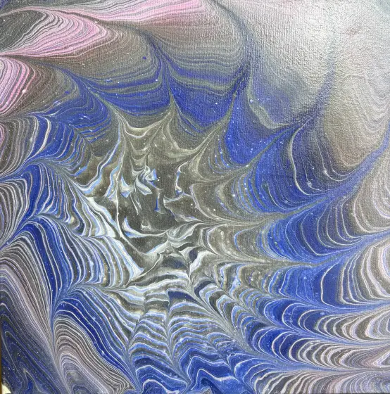 Nätet – Acrylic by Ann-Christin (Acmpainting) Martinsson