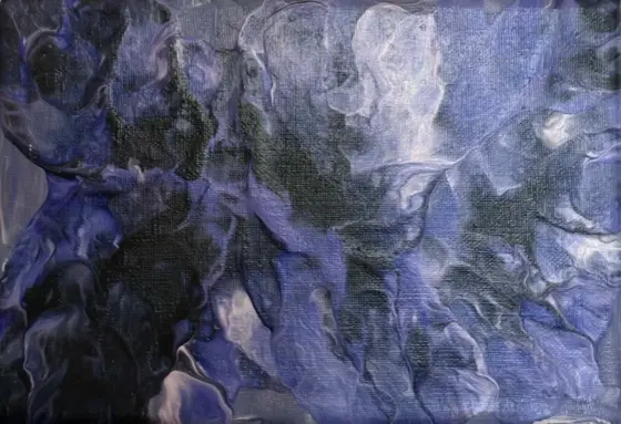 Samurajen - Akryyli taiteilija Ann-Christin (Acmpainting) Martinsson