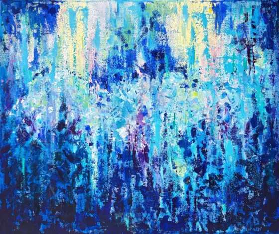 After Rain - Akryyli taiteilija Irina Nikolaeva