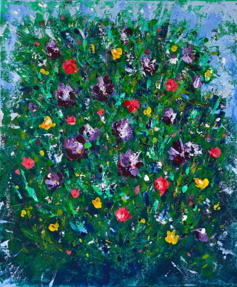 Breath of Summer - Akryyli taiteilija Irina Nikolaeva